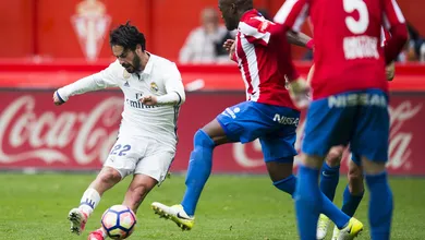 Com n&uacute;meros fant&aacute;sticos e dois gols sobre o Gij&oacute;n, Isco protegeu a lideran&ccedil;a do Real