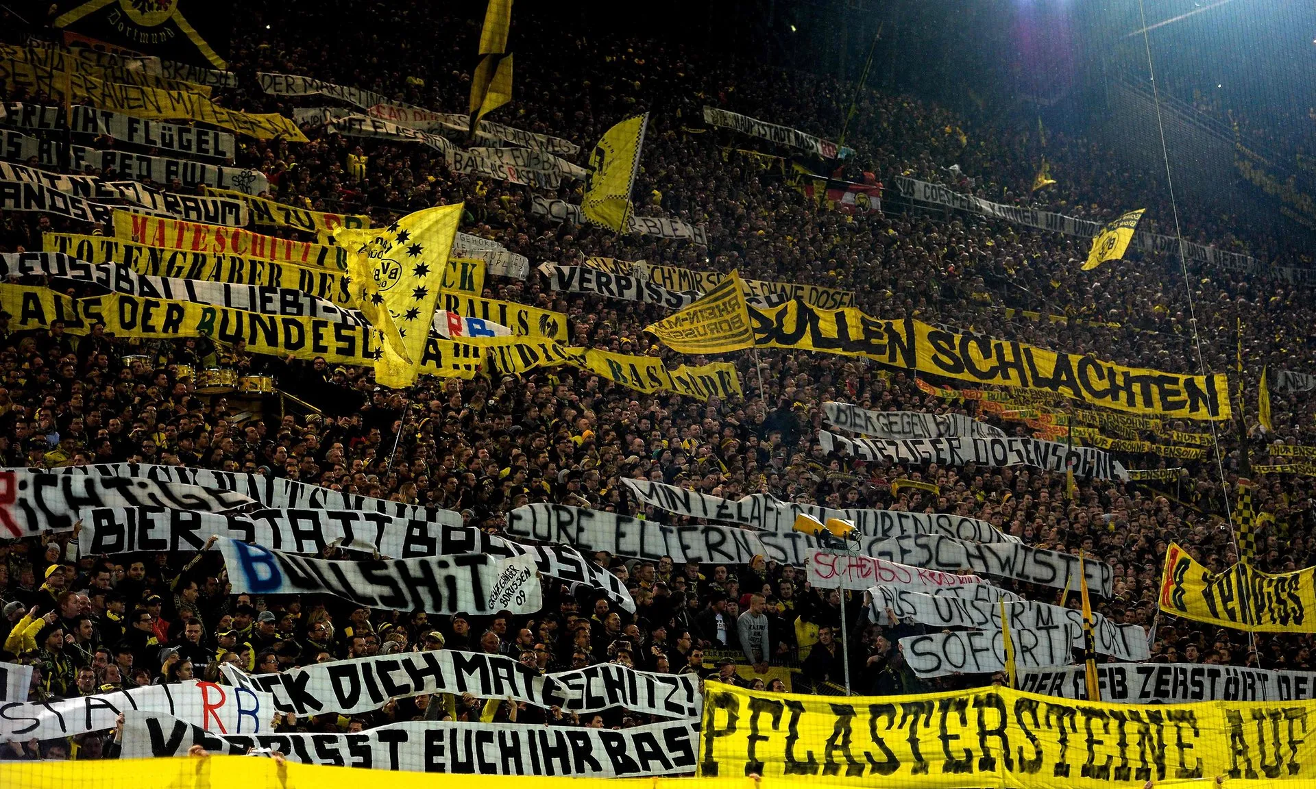 O protesto &eacute; livre, mas n&atilde;o a intoler&acirc;ncia, e o Dortmund se aproximou daquilo que repudia