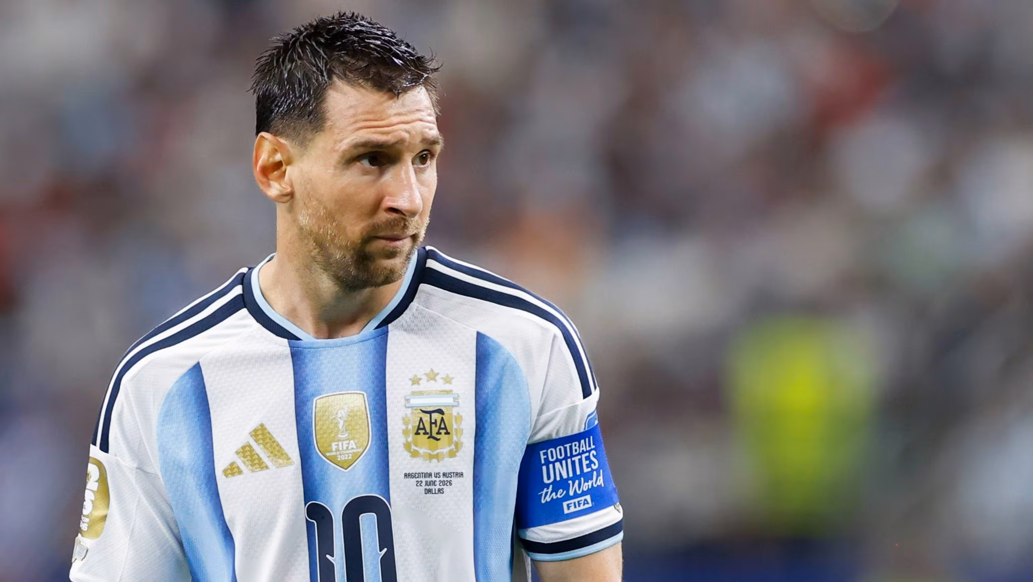 Messi pela sele&ccedil;&atilde;o argentina