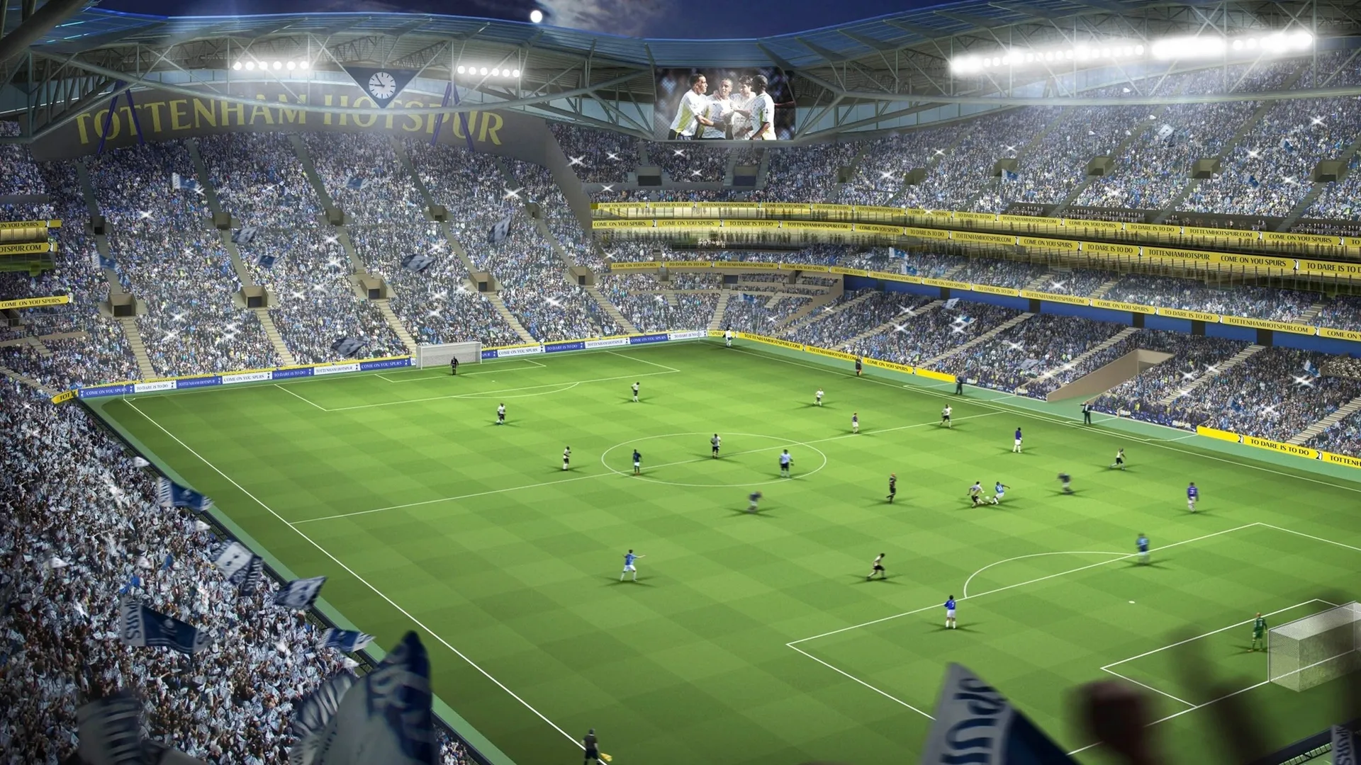 Presidente do Tottenham espera que o novo est&aacute;dio dos Spurs seja como o do Dortmund