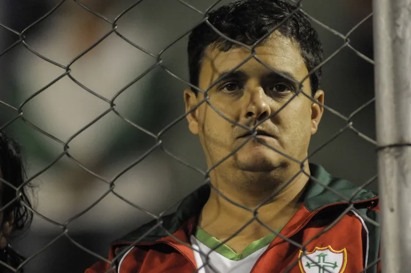 Torcedor da Portuguesa no Canind&eacute; em 2013
