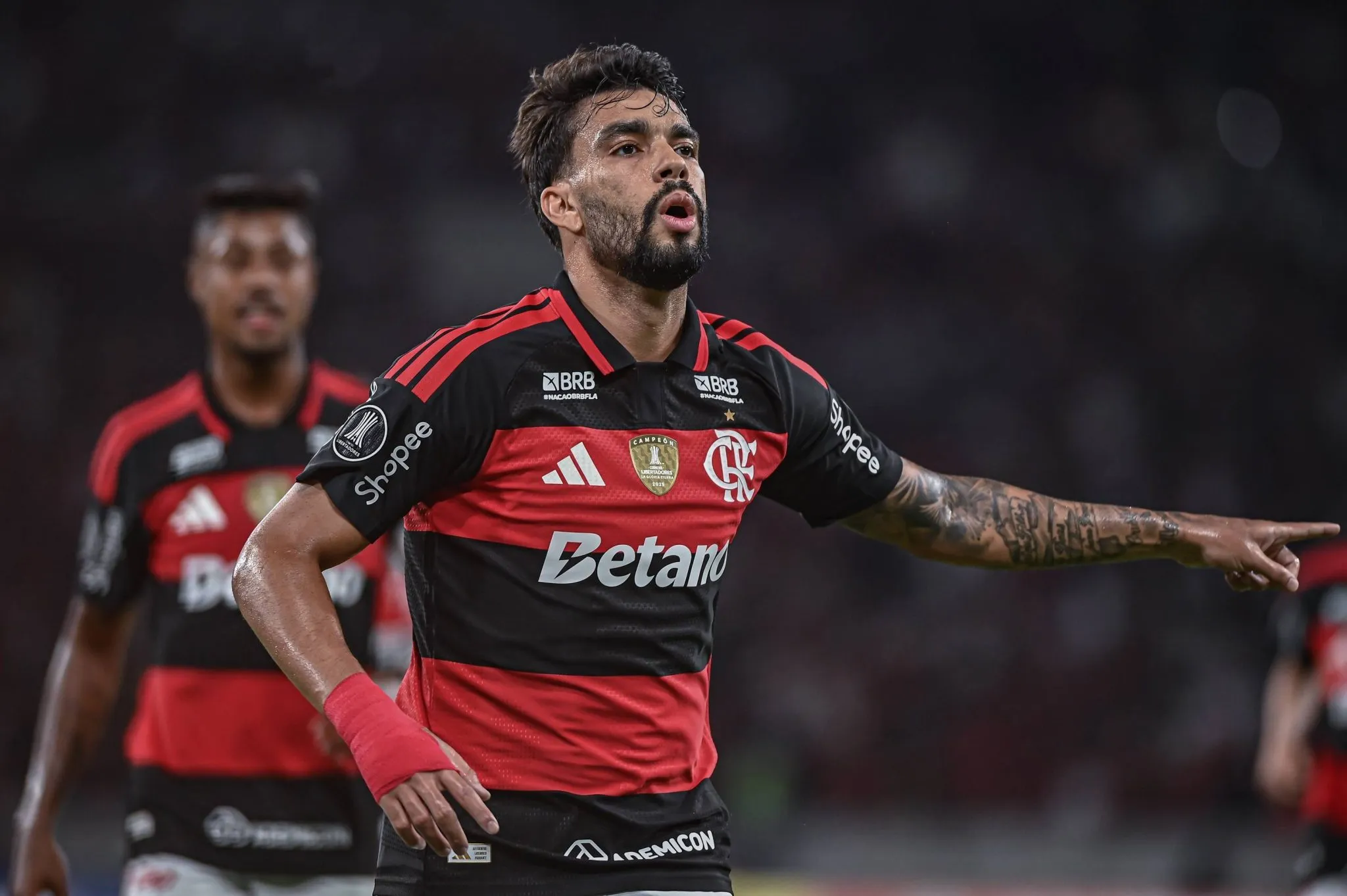 Paquet&aacute; ap&oacute;s gol do Flamengo 