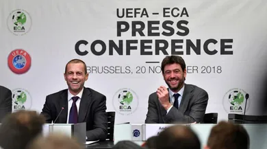 Soou como demagogia, mas Uefa e associa&ccedil;&atilde;o de clubes refutaram a Superliga, reiterando sua coopera&ccedil;&atilde;o