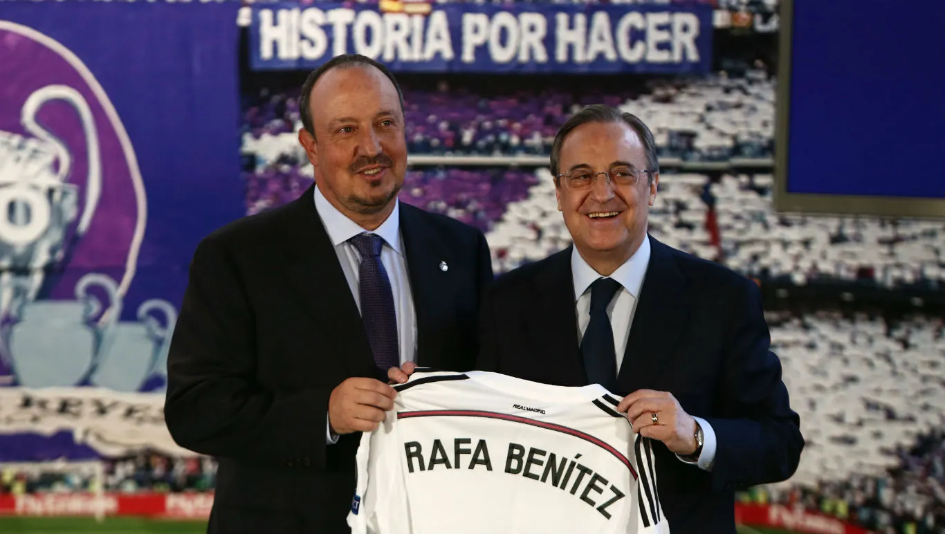 Com Rafa Ben&iacute;tez, Real Madrid tenta repetir Del Bosque: um t&eacute;cnico local de um time global