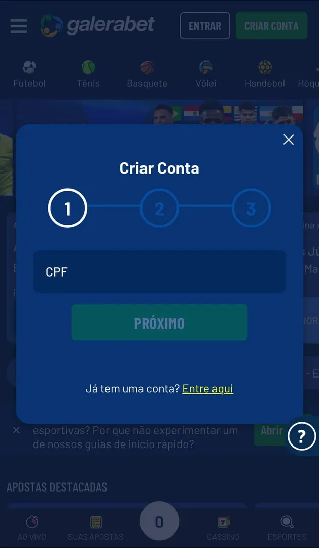 C&oacute;digo promocional Galera Bet 2026: aproveite odds aumentadas