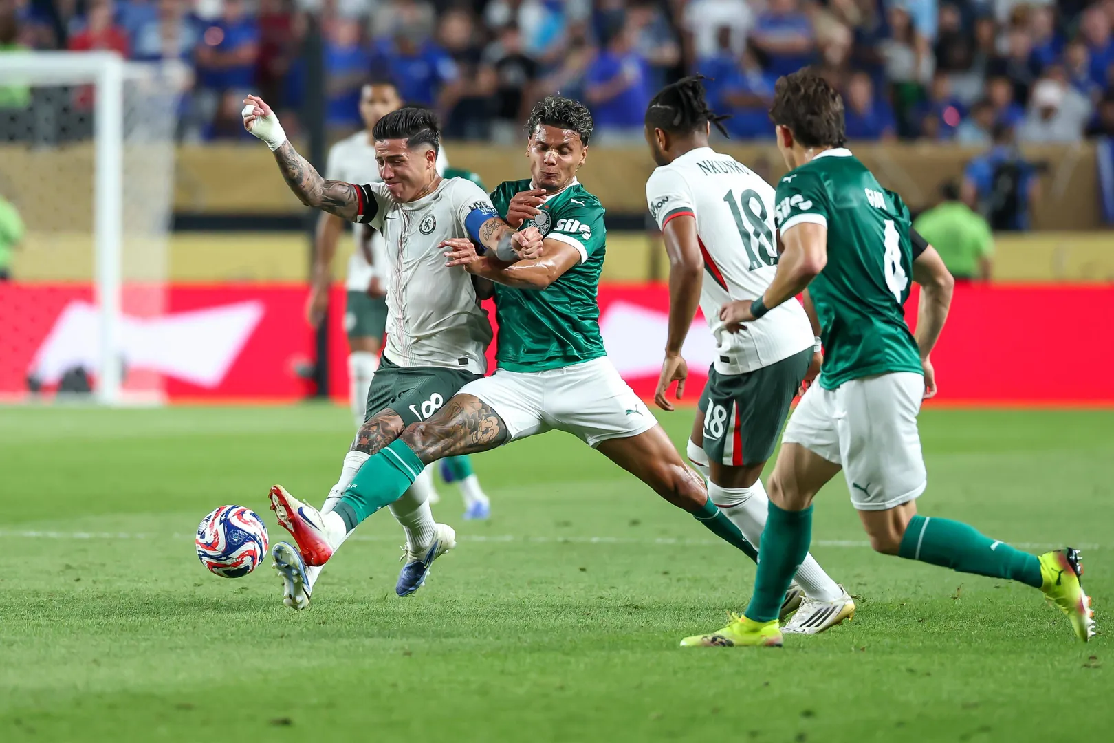 Partida entre Palmeiras e Chelsea pelo Mundial de Clubes da FIFA