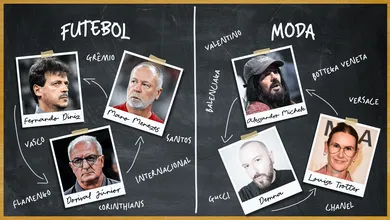 Como a dan&ccedil;a das cadeiras dos t&eacute;cnicos se assemelha &agrave;s cria&ccedil;&otilde;es de marcas da moda