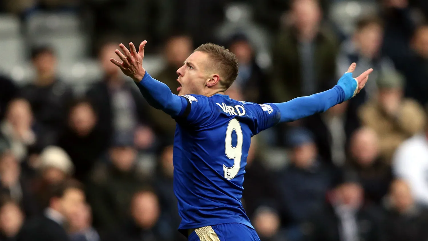 Jamie Vardy, artilheiro do Leicester (Foto: AP)