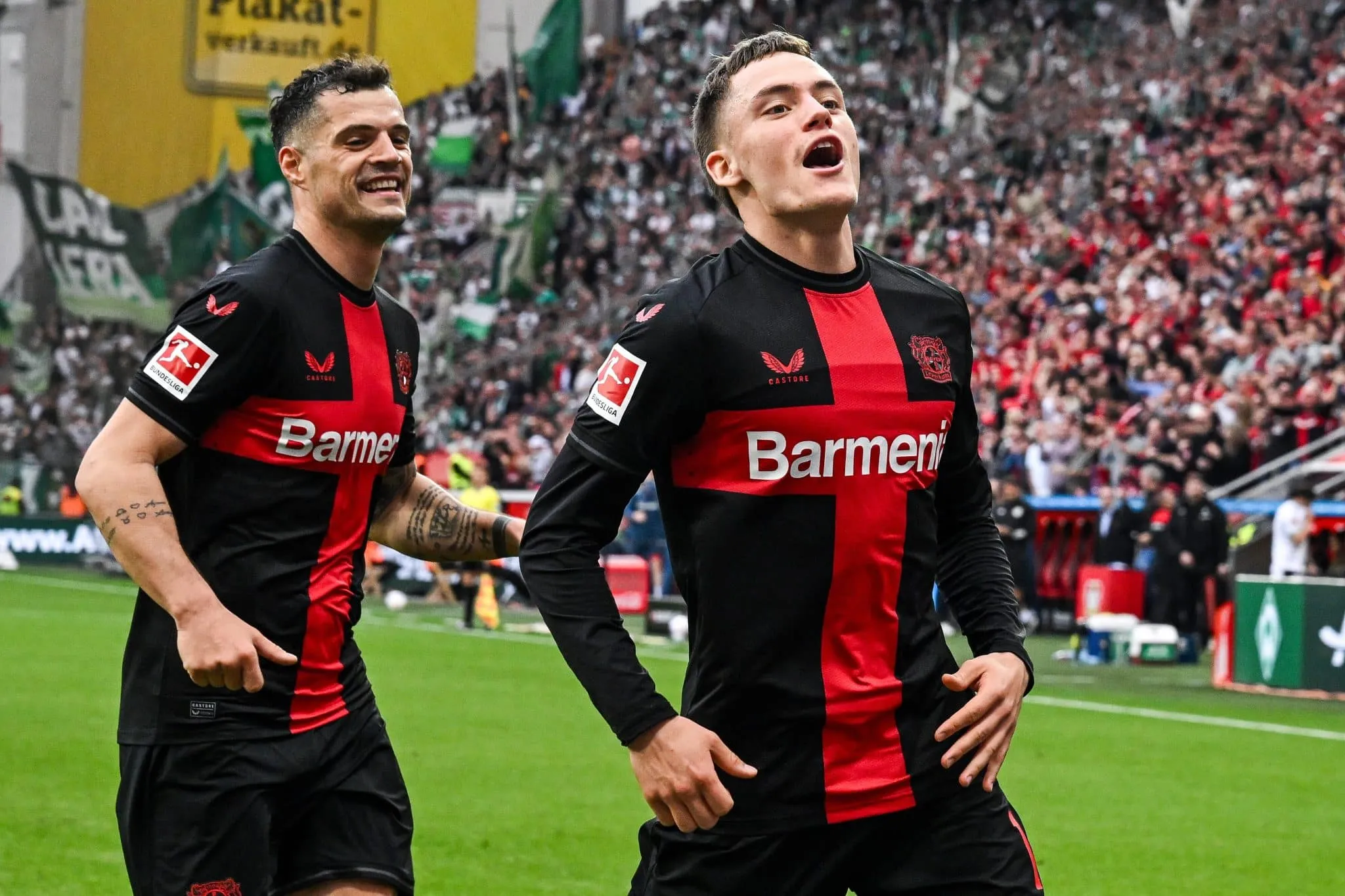 Hist&oacute;rico! Bayer Leverkusen goleia Werder e assegura t&iacute;tulo in&eacute;dito da Bundesliga