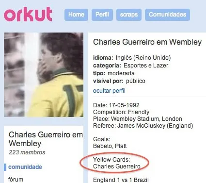 Mas que grande honra. Do est&aacute;dio, claro.