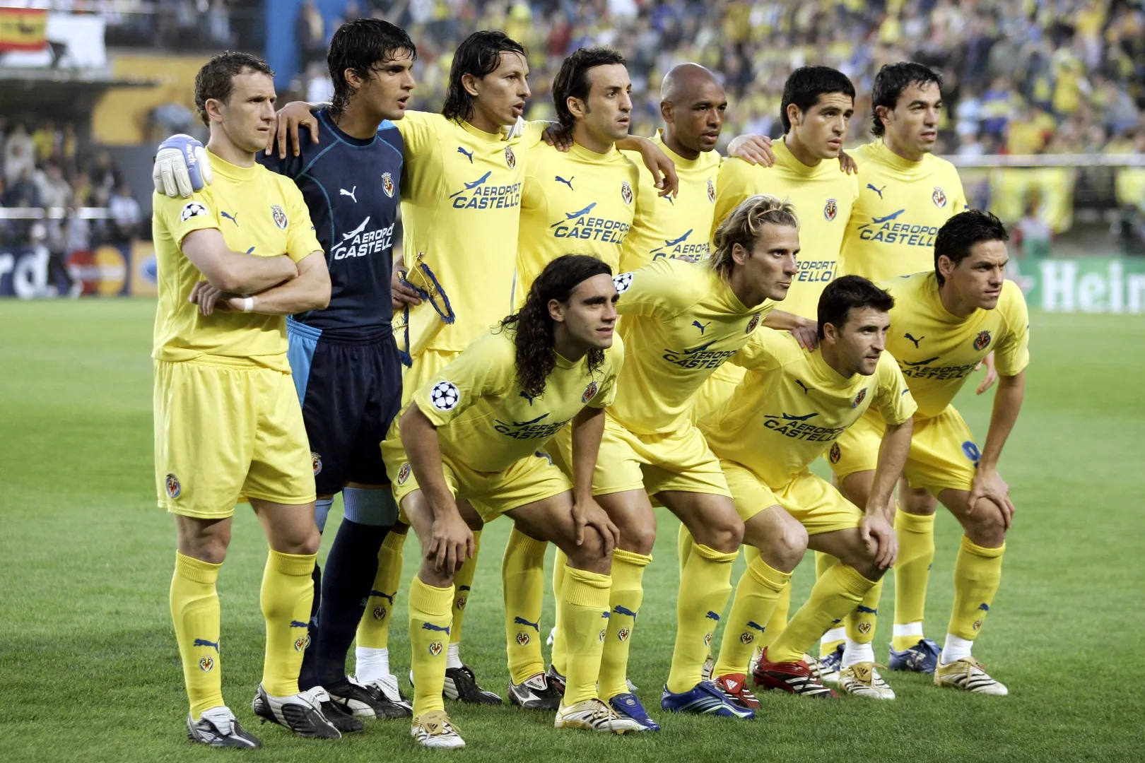 Escala&ccedil;&atilde;o do Villarreal na temporada 2005/06 com Riquelme, Sor&iacute;n e outros