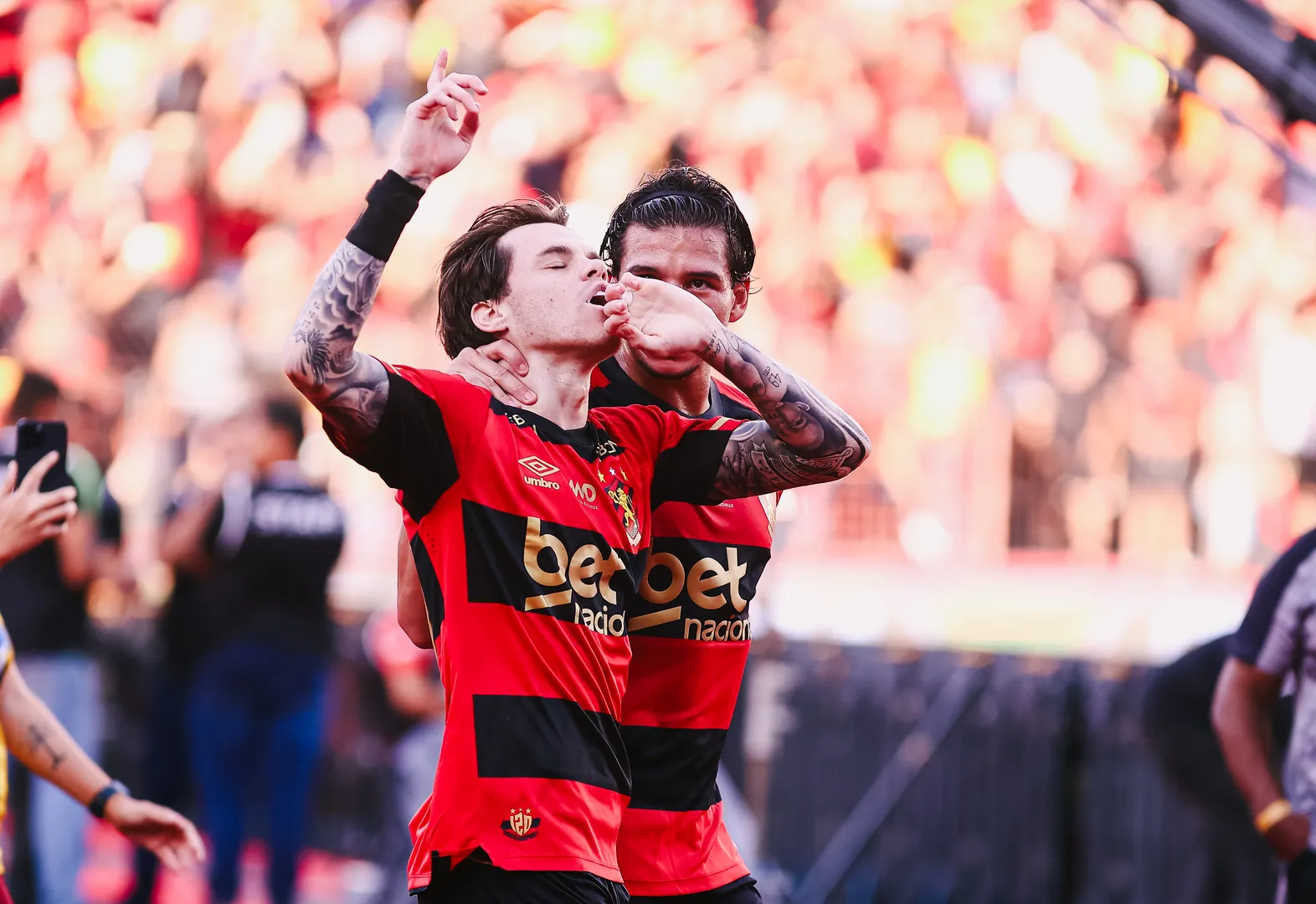 Barletta comemora gol do Sport