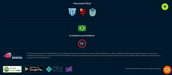 pixbet &eacute; confi&aacute;vel ao patrocinar grandes clubes brasileiros