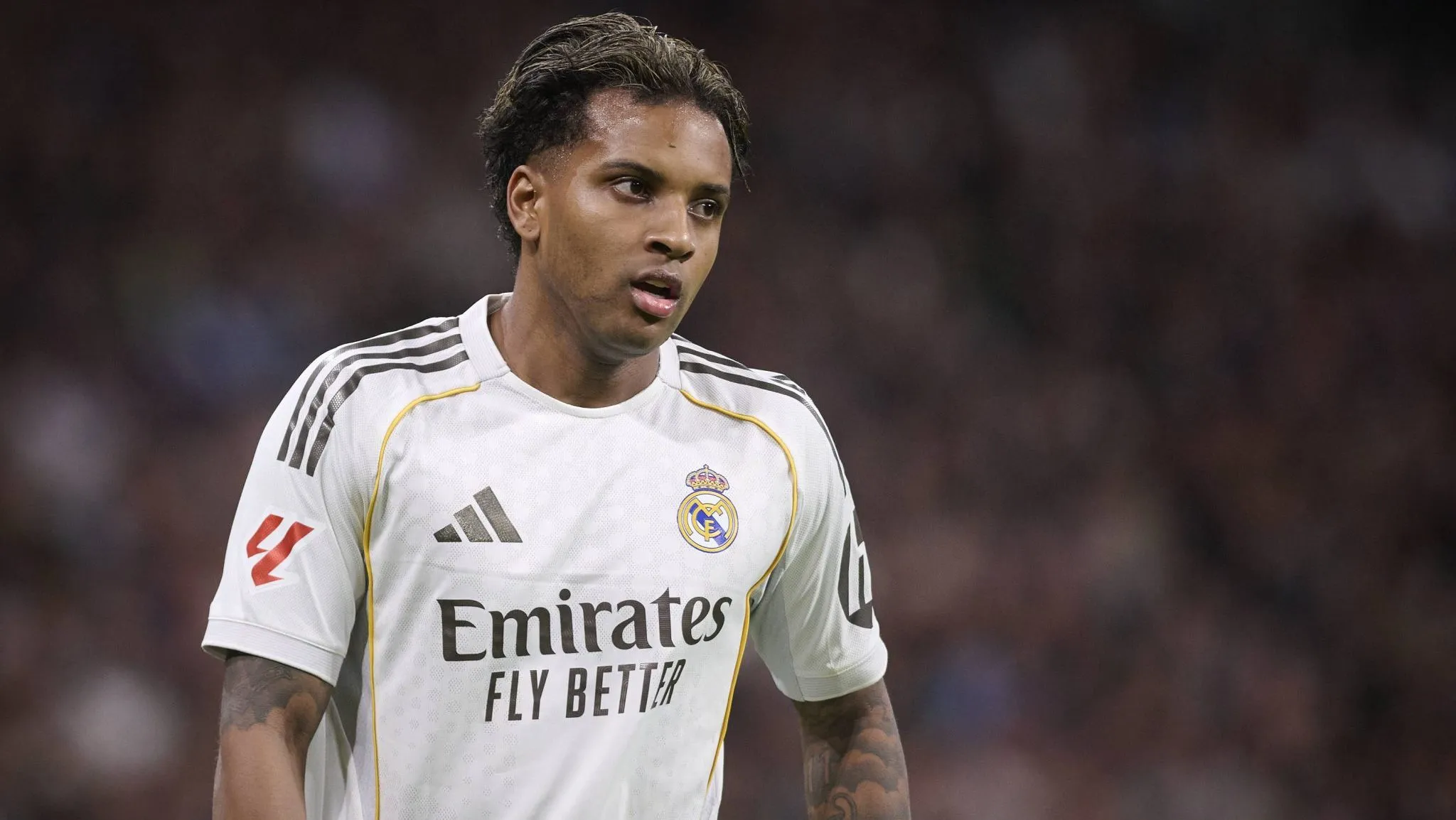 Rodrygo em ação pelo Real Madrid (Foto: Imago/Alterphotos)