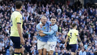 Haaland encerra jejum na Premier League e garante lideran&ccedil;a e recorde para o City