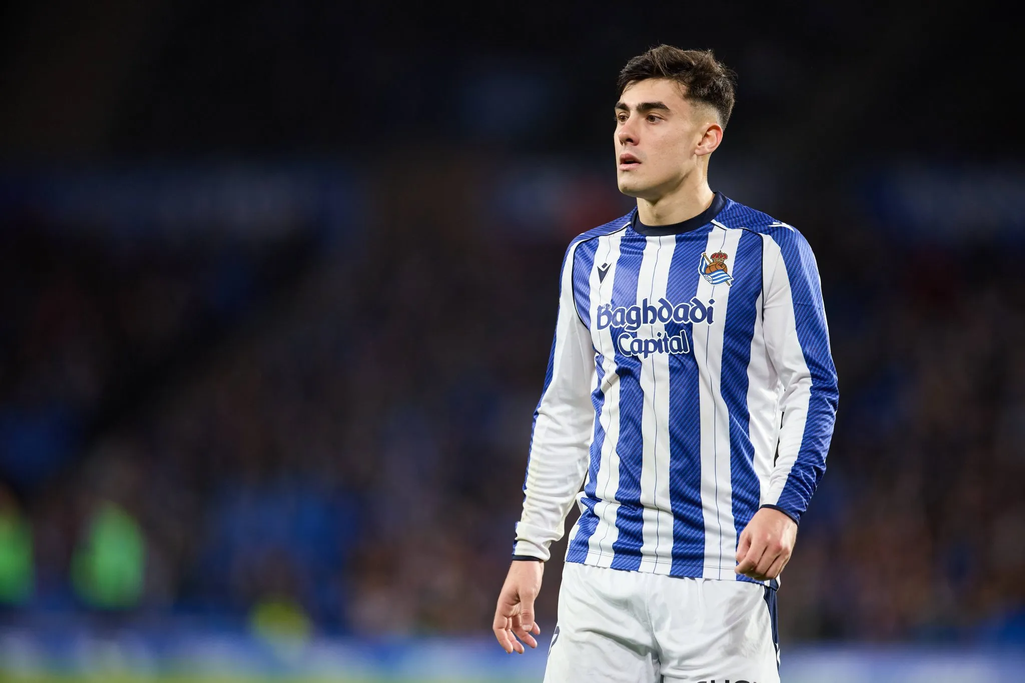 Ander Barrenetxea em a&ccedil;&atilde;o pela Real Sociedad
