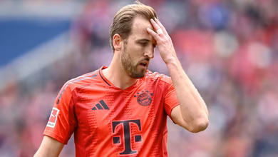 Bayern: Harry Kane sofre com azar no jogo mais importante da sua carreira
