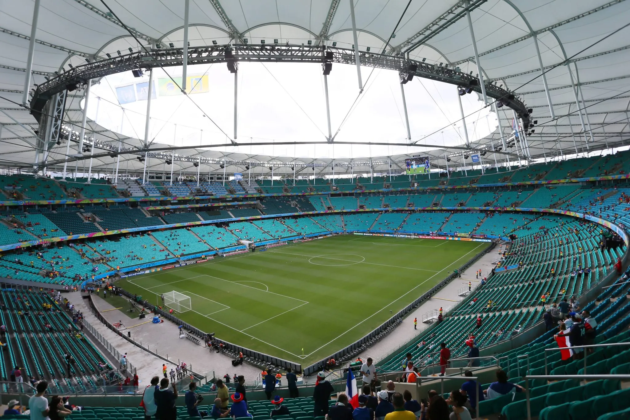 Arena Fonte Nova foi um dos est&aacute;dios da Copa do Mundo de 2014