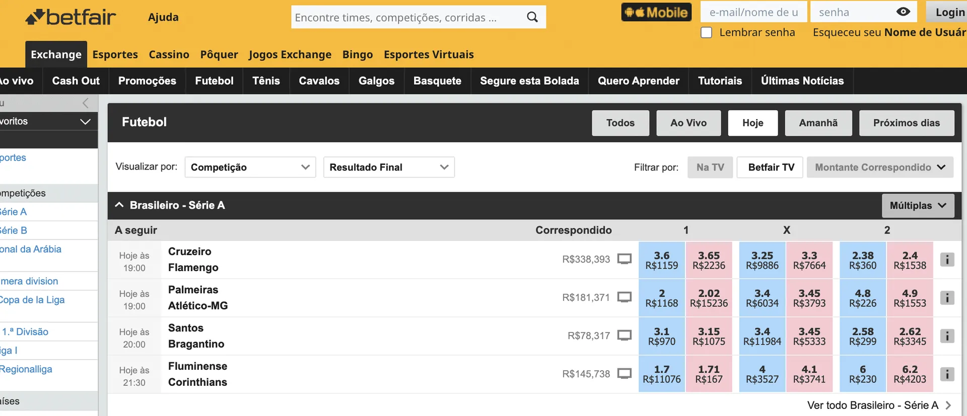 betfair apostas futebol