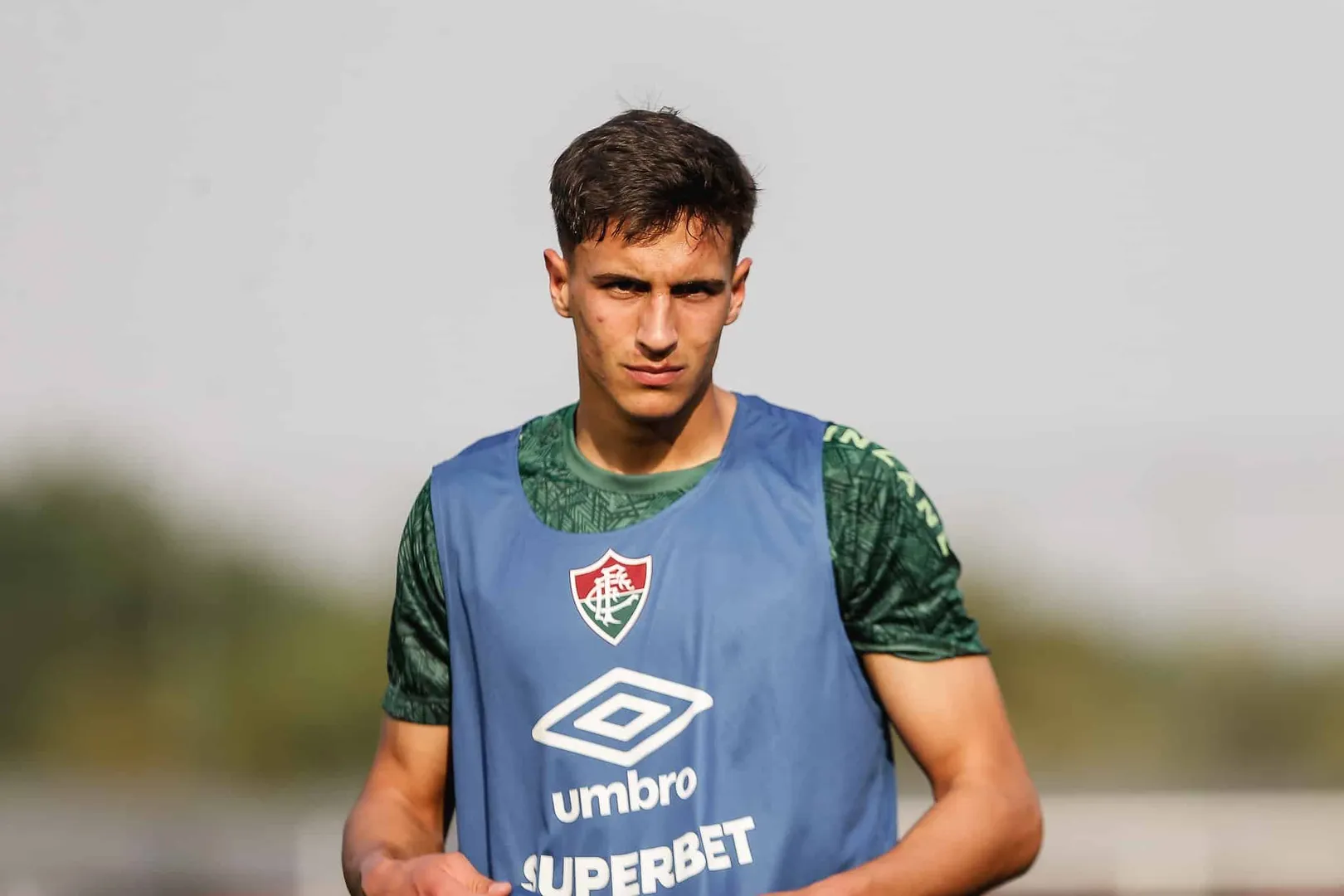 Facundo Bernal treina no Fluminense para substituir Andr&eacute; desde que chegou - Foto: LUCAS MER&Ccedil;ON / FLUMINENSE F.C.