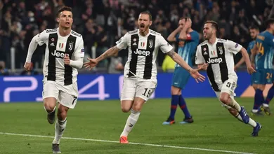 Juventus fez jogo perto do impec&aacute;vel para furar defesa do Atl&eacute;tico tr&ecirc;s vezes e passar &agrave;s quartas