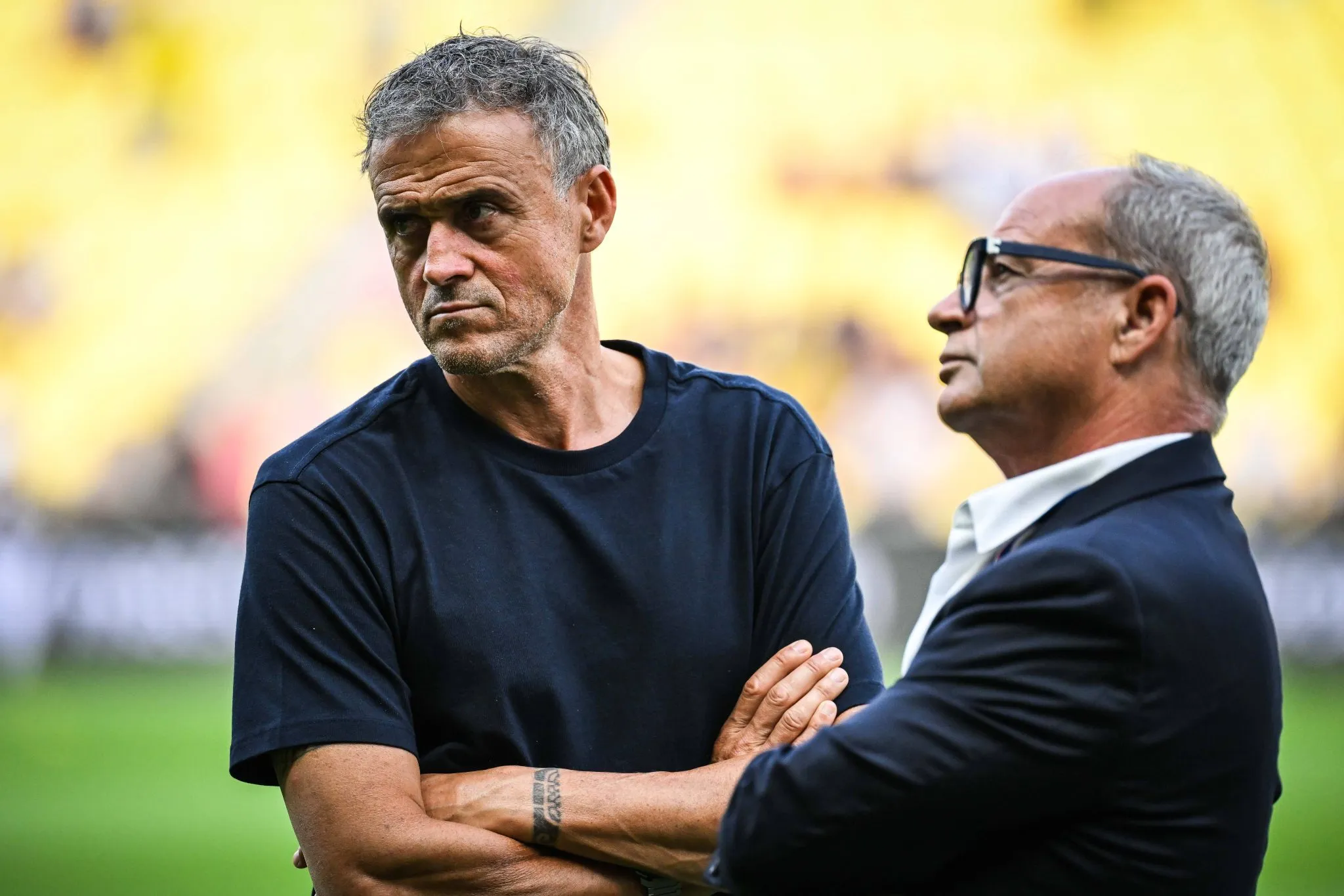 Luis Enrique e Lu&iacute;s Campos