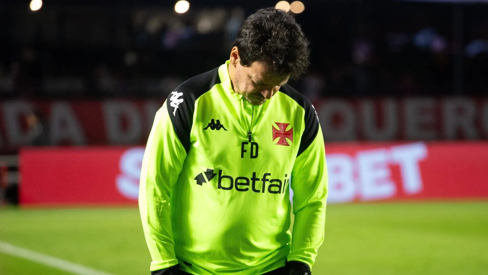 Fernando Diniz, treinador do Vasco, que est&aacute; na Sul-Americana (Foto: Imago)