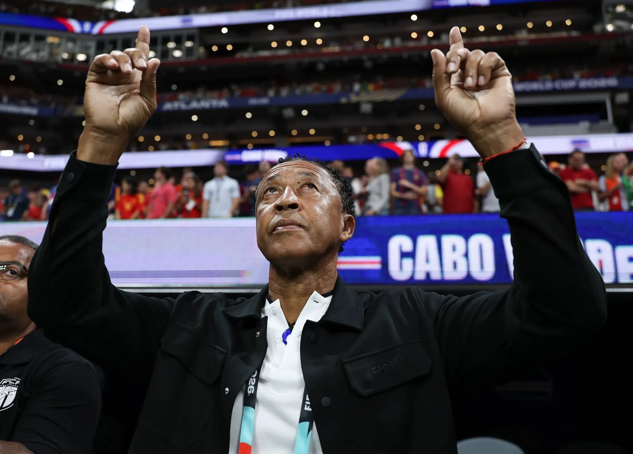 Bubista, t&eacute;cnico do Cabo Verde, ap&oacute;s estreia na Copa do Mundo contra a Espanha (Foto: IMAGO / Xinhua)