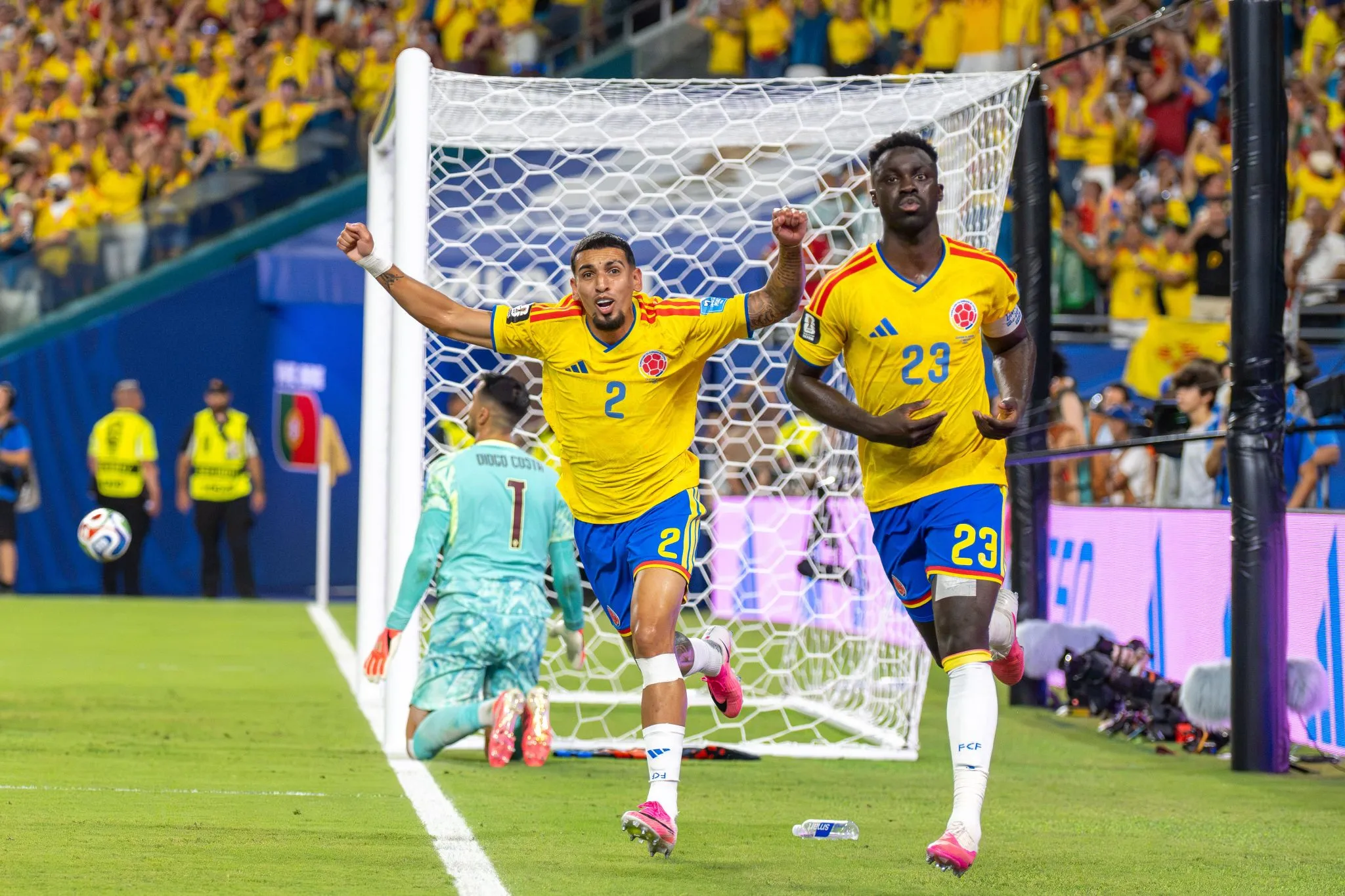 Daniel Mu&ntilde;oz e Davinson S&aacute;nchez 