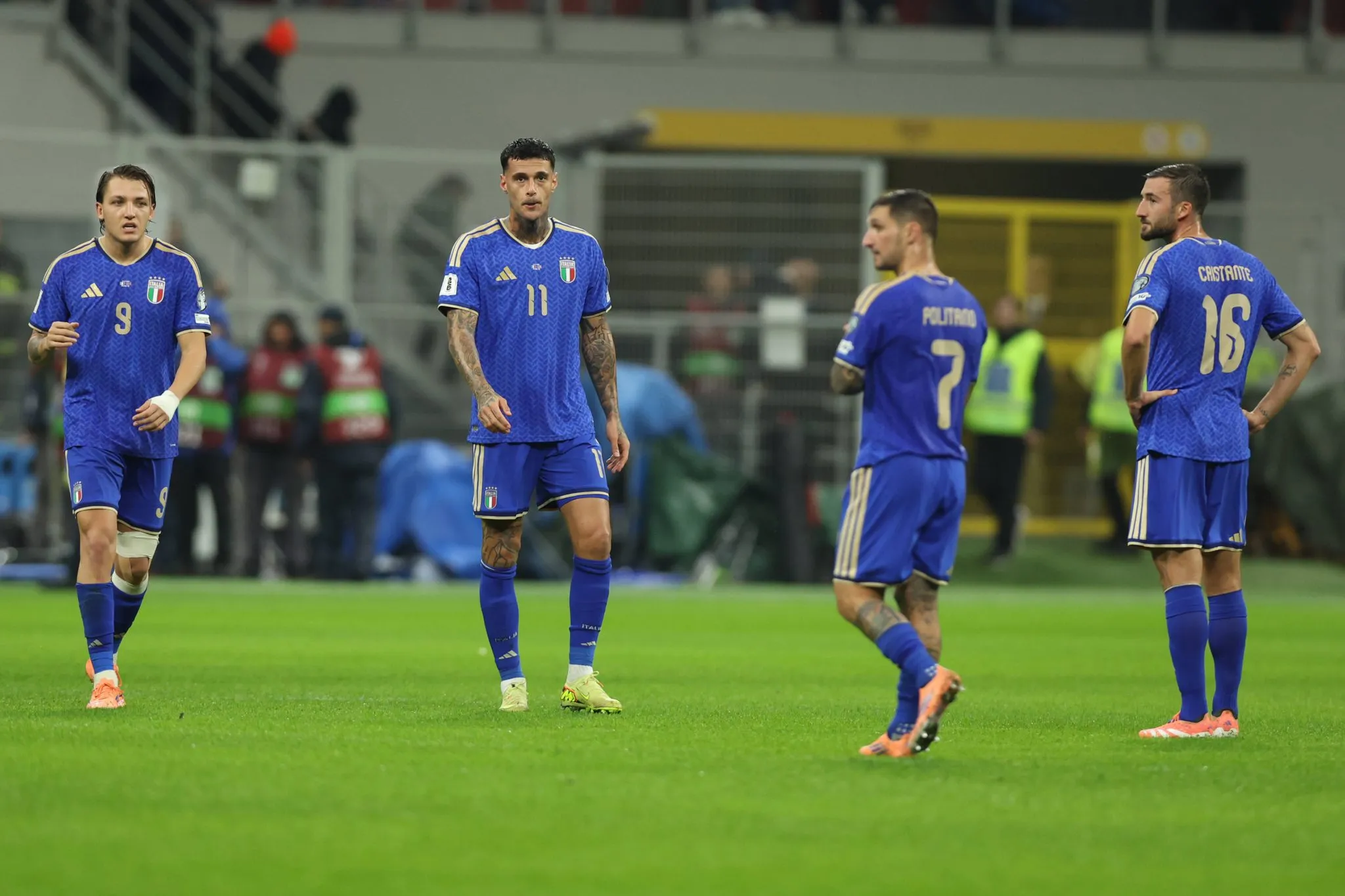 Sele&ccedil;&atilde;o italiana durante as Eliminat&oacute;rias da Copa do Mundo de 2026 (Imago)