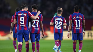 Reclama&ccedil;&atilde;o de Lewandowski com Lamine Yamal escancara clima tenso no Barcelona
