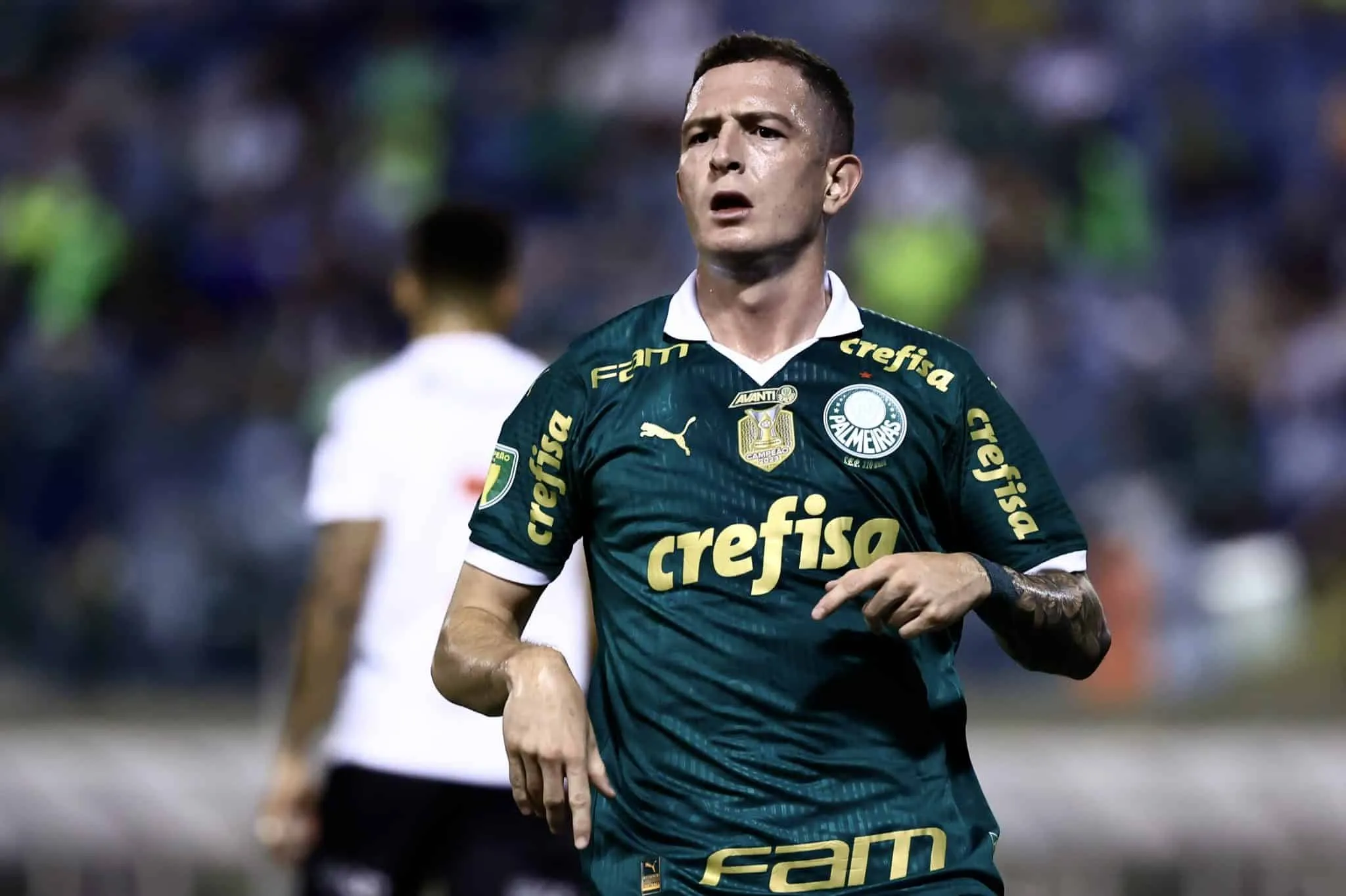 Lan&ccedil;amento descal&ccedil;o e gol anulado resumem An&iacute;bal, melhor jogador do Palmeiras em 2024