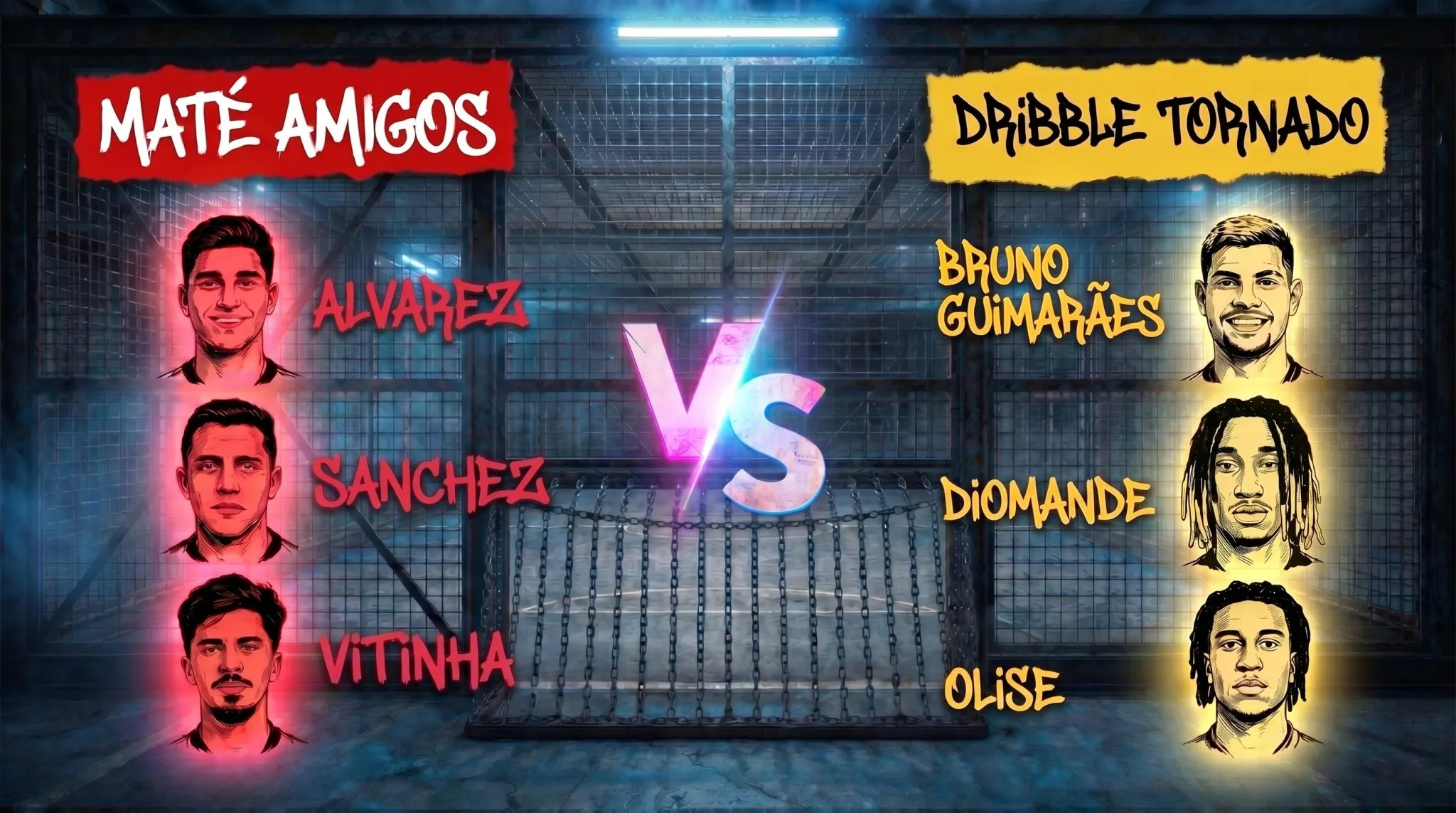 The Cage, Duelo de craques:&nbsp;Vote em Mat&eacute; Amigos x Dribble Tornado