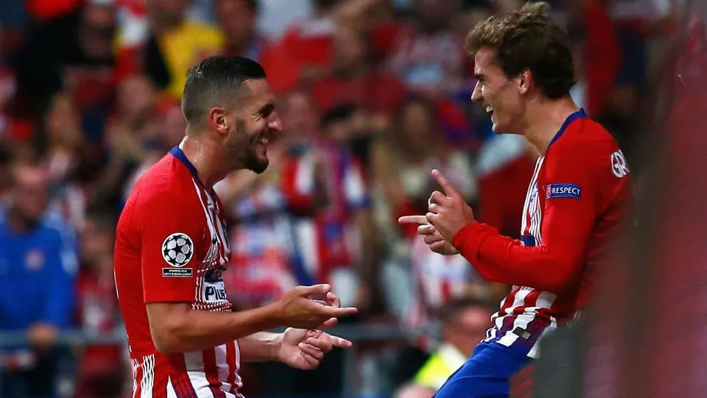 O Club Brugge assustou com um gola&ccedil;o, mas Griezmann apareceu para resolver