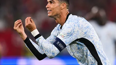 Cristiano Ronaldo bateu mais uma marca na Eurocopa, desta vez nem t&atilde;o positiva