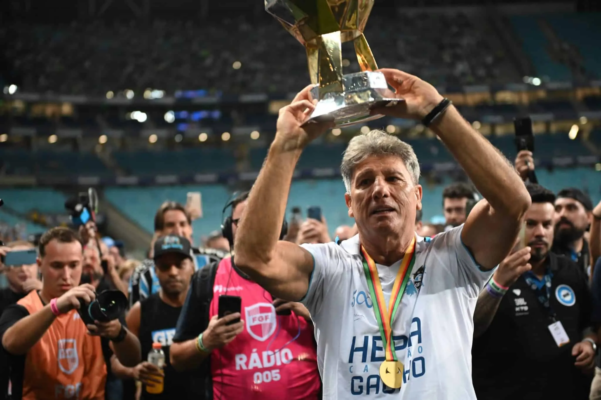 &lsquo;Eu nasci para vencer&rsquo;: Renato atinge mais uma marca para se vangloriar no Gr&ecirc;mio