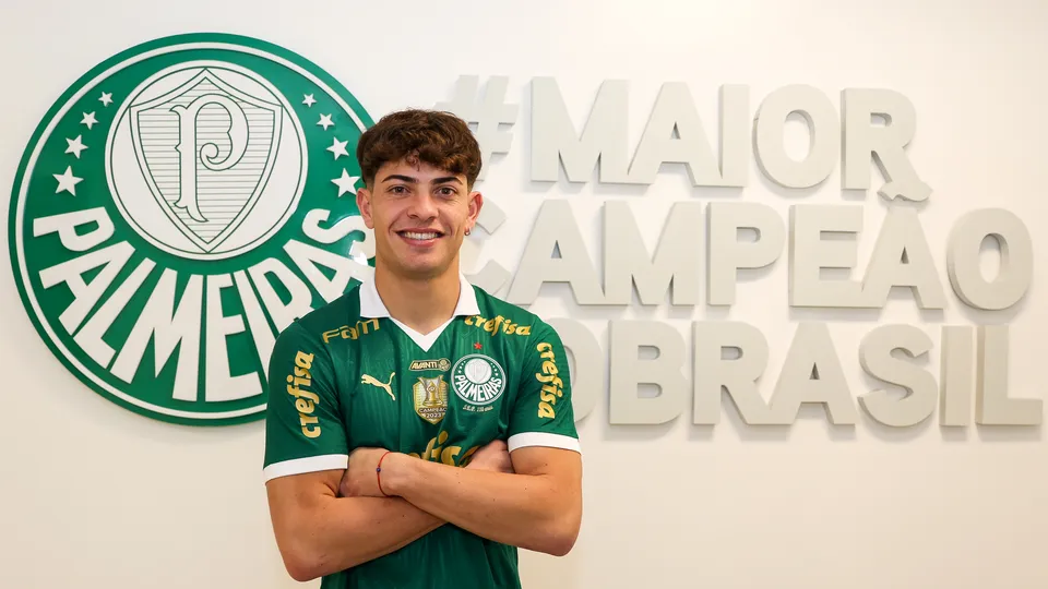 Foto: (Fabio Menotti/Palmeiras) - Agust&iacute;n Giay, jogador do Palmeiras