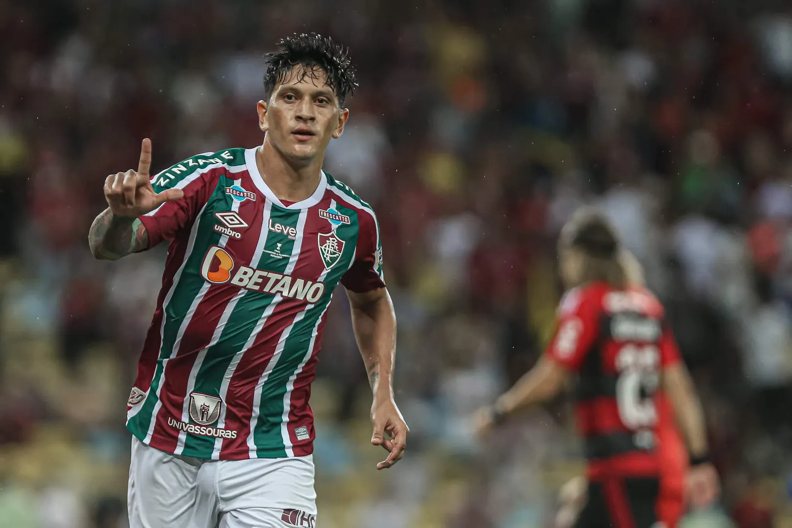 Flamengo &eacute; a maior v&iacute;tima de Cano com a camisa do Fluminense; argentino marcou sete gols no rival - Foto: Marcelo Gon&ccedil;alves/FFC