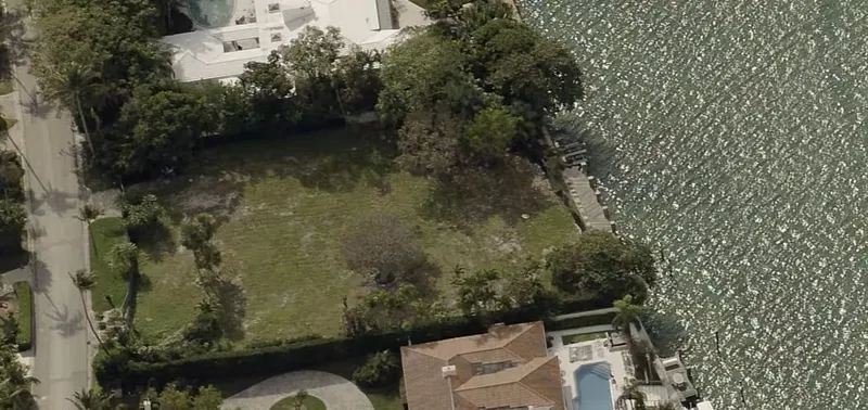 Terreno comprado por Neymar em Miami, na Fl&oacute;rida. Foto: Reprodu&ccedil;&atilde;o/ Eagle View