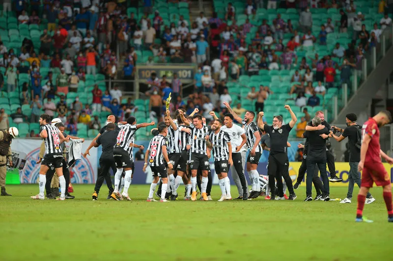 Atl&eacute;tico festejou t&iacute;tulo do Brasileiro contra o Bahia na Fonte Nova