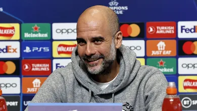 Guardiola: &ldquo;Haaland pode melhorar. J&aacute; melhorou um pouco, mas ele pode melhorar mais&rdquo;