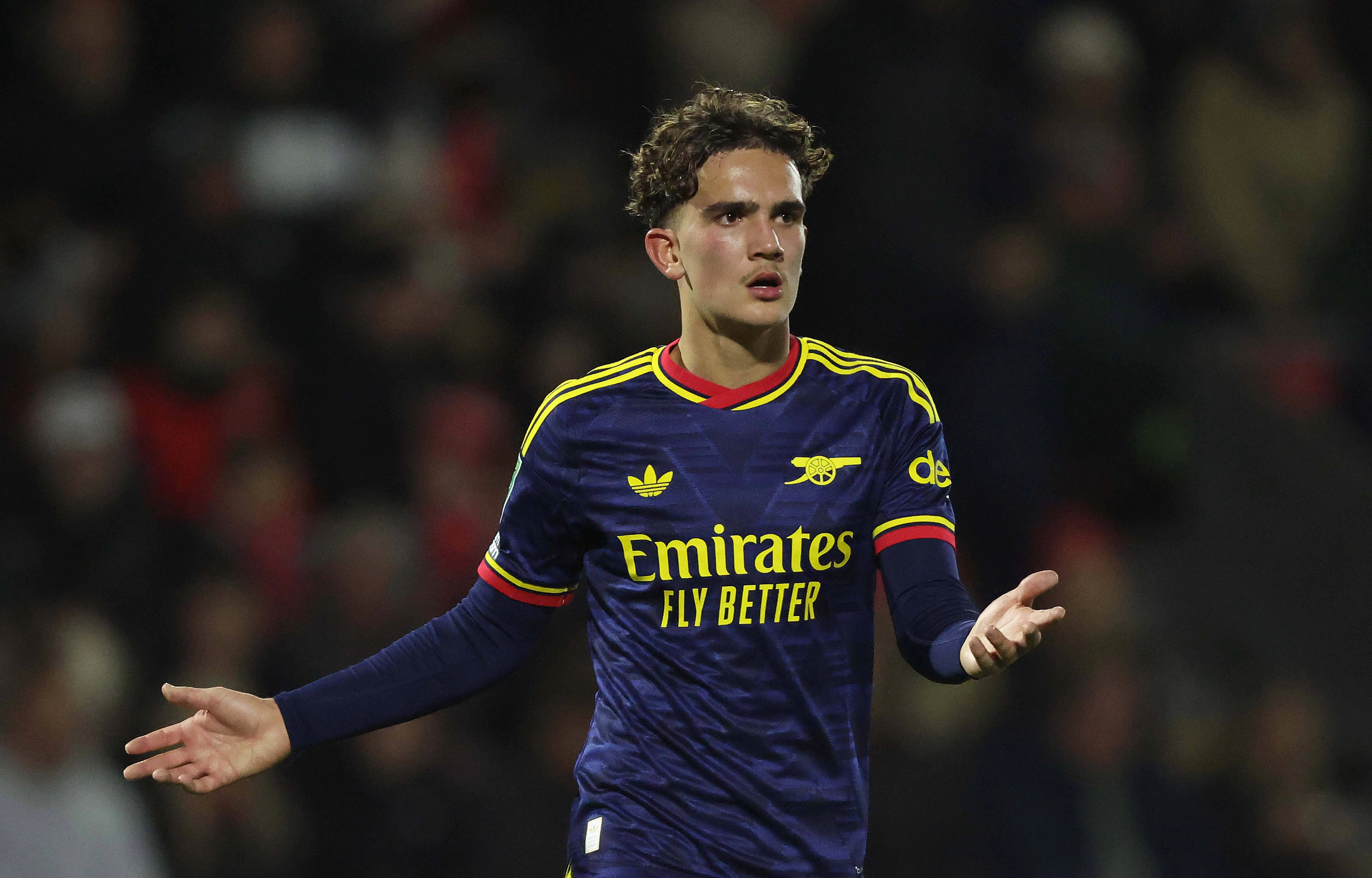 Max Dowman em a&ccedil;&atilde;o pelo Arsenal 