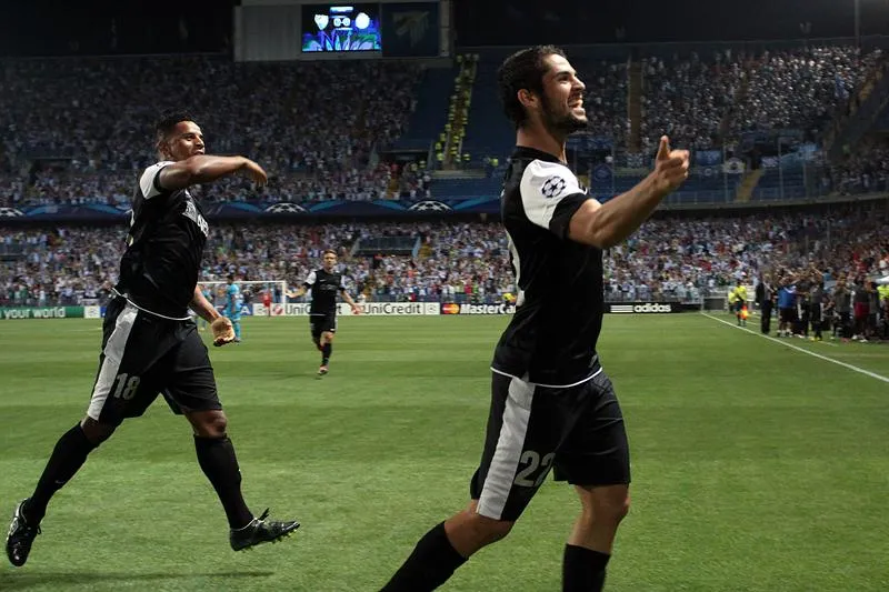 M&aacute;laga 3&times;0 Zenit: Quem precisa de Hulk se tem&hellip; Isco?