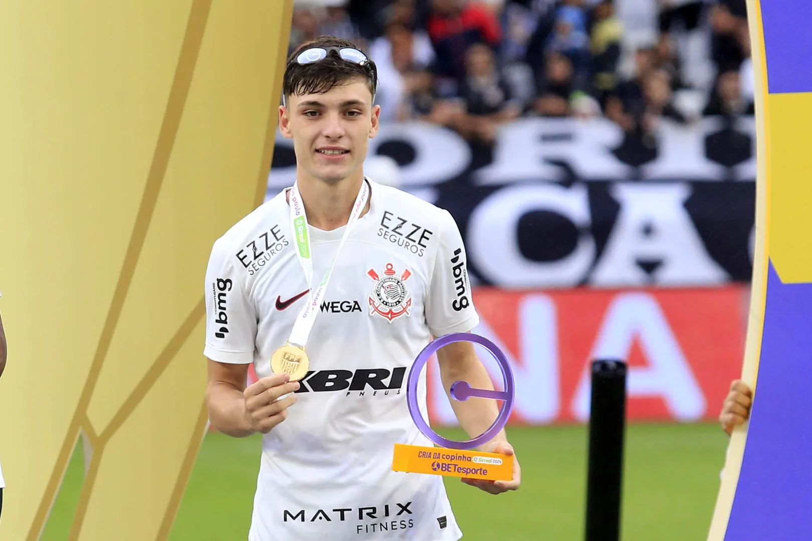 Breno Bidon, craque da Copinha 2024 pelo Corinthians Foto: (Imago)