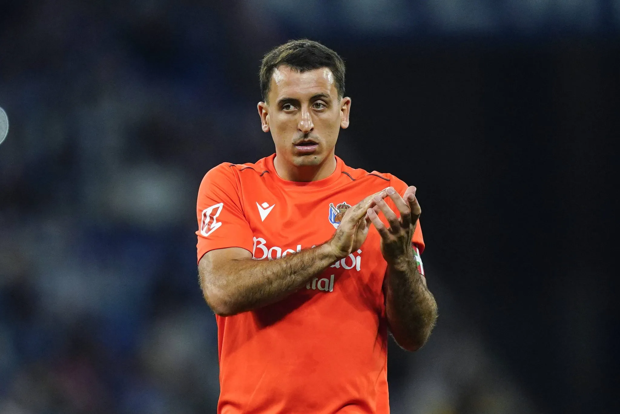 Mikel Oyarzabal em jogo da Real Sociedad 