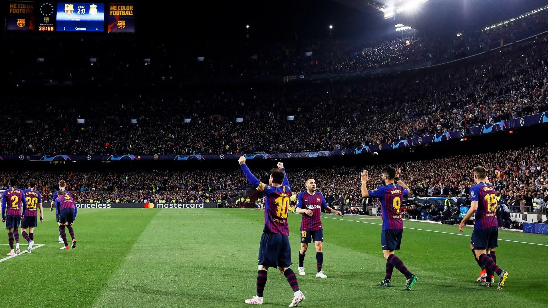 Liverpool jogou bem contra o Barcelona, mas encontrou Messi no meio do caminho