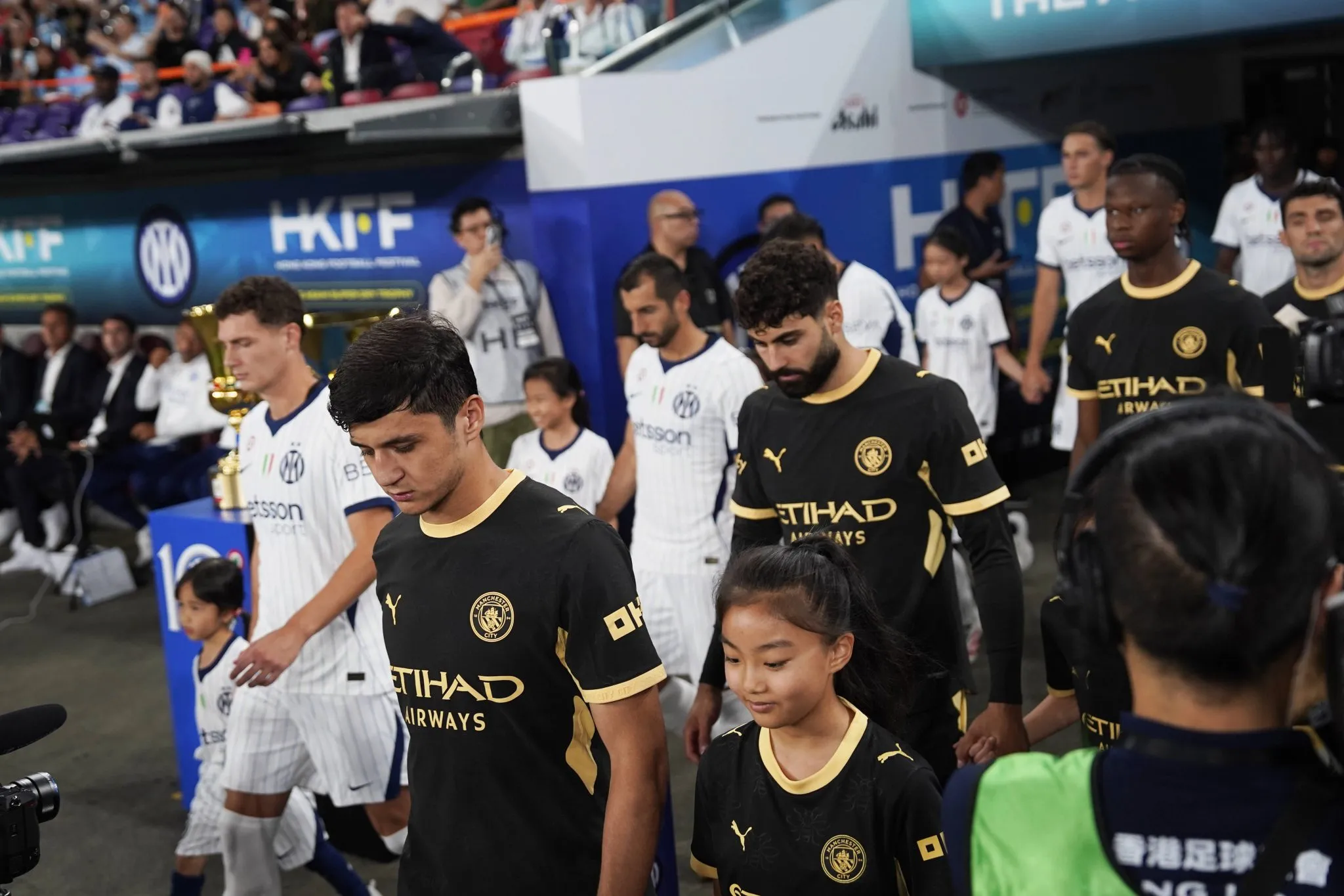 Jogadores de Manchester City e Internazionale (Foto: Imago/Nexpher Images)