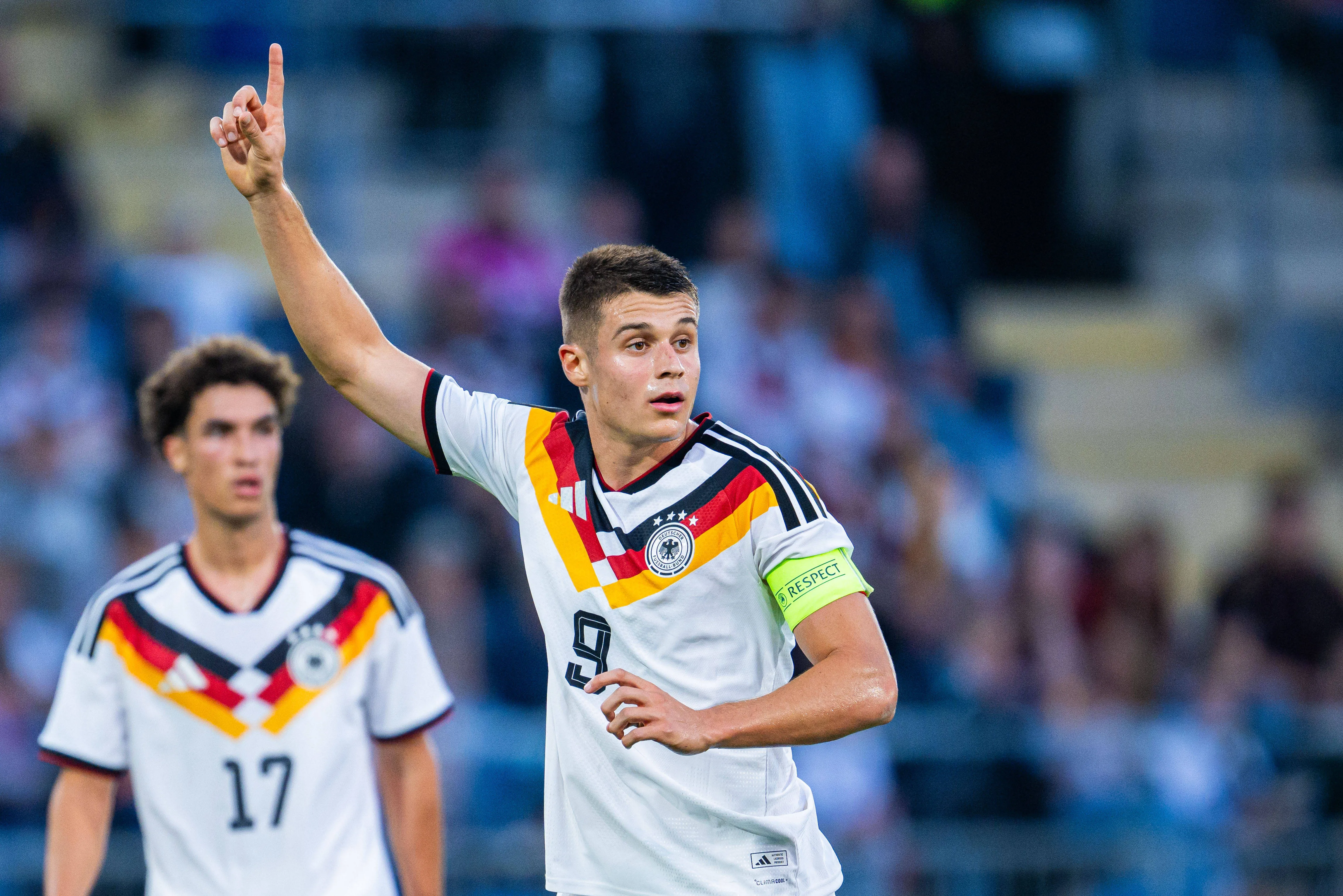 Tresoldi como capit&atilde;o da Alemanha sub-21 (Foto: Imago/Noah Wedel)