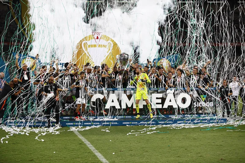 Festa do hexacampeonato mineiro do Atl&eacute;tico-MG