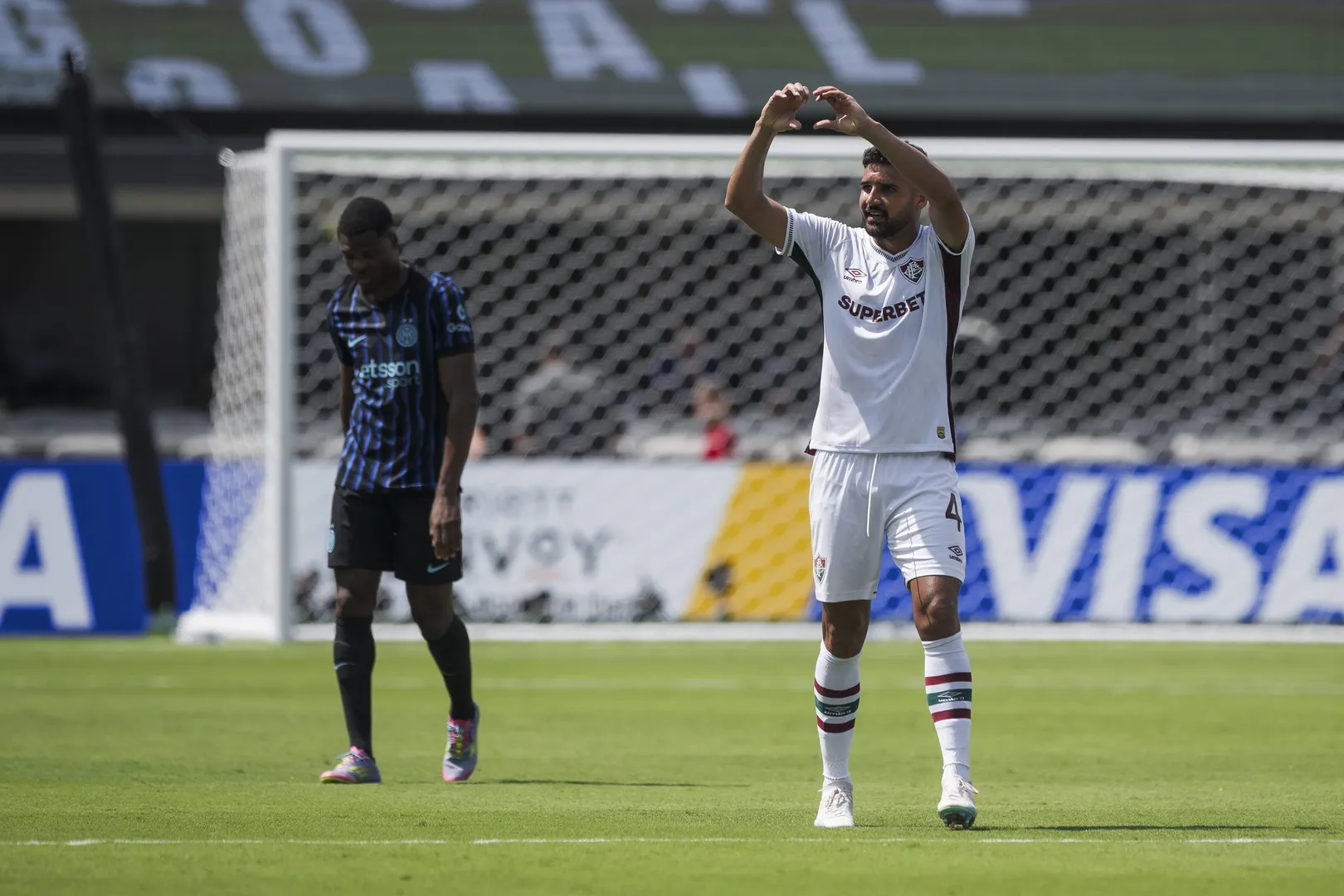 Ign&aacute;cio em partida pelo Fluminense no Mundial de Clubes (Foto: IMAGO /&nbsp;Nicolo Campo)